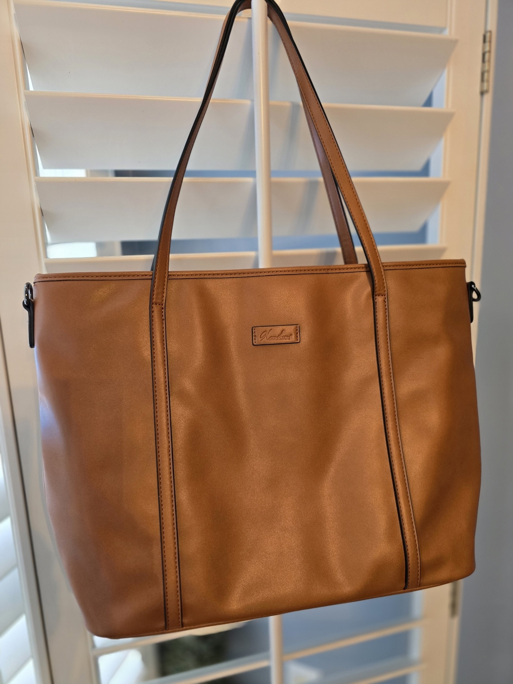 Classic Tan Tote Bag - Elegant Everyday Carry